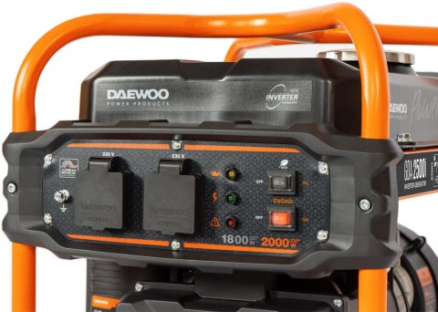 ZESTAW AGREGAT PRĄDOTWÓRCZY INWERTOROWY DAEWOO GDA 2500i 2.0kW + GENERATOR OIL SAE 10W-30 DWO 600 DAEWOO POWER PRODUCTS