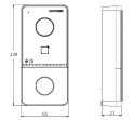 ZESTAW WIDEDOMOFONOWY HIKVISION KIT-IP-PL603 / DS-KIS603-P HIKVISION