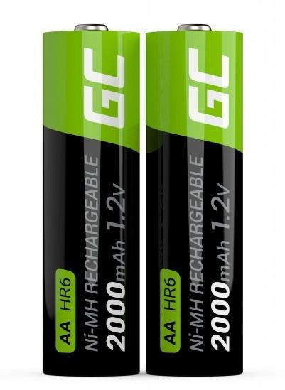 AKUMULATORKI Green Cell 2x AA HR6 2000mAh GR06 GREEN CELL