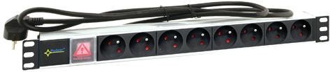 Listwa rack Pulsar RALZ 8 gniazd PULSAR