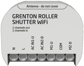 Moduł sterowania roletami ROLLER SHUTTER WiFi Grenton GRENTON