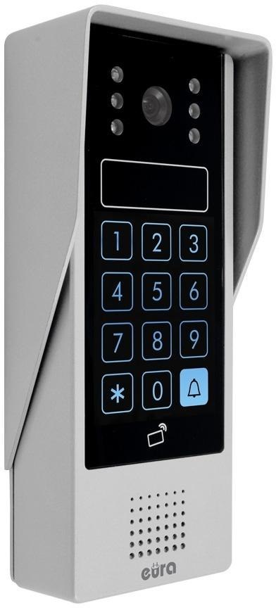 WIDEODOMOFON EURA VDP-90A3 DELTA + czarny monitor TUYA EURA
