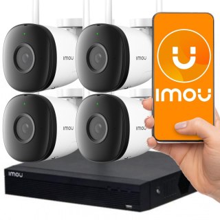 Zestaw do monitoringu wifi IMOU WI-FI KIT LITE KIT/NVR1104HS-W-S2/4-F22 IMOU