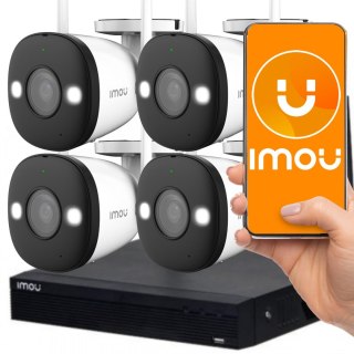 Zestaw do monitoringu wifi IMOU Wi-Fi KIT- Pro KIT/NVR1104HS-W-S2/4-F22FE IMOU