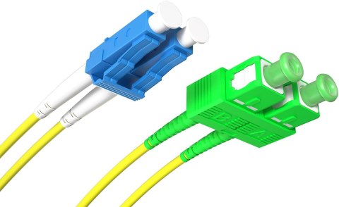 PATCHCORD ŚWIATŁOWODOWY SM 3M DUPLEX 9/125, SC/APC-LC/UPC 3MM OPTON