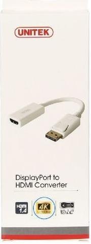 Adapter Unitek DisplayPort 1.2 na HDMI 1.4 UNITEK