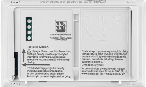 Czujnik czadu z wyświetlaczem Kidde K10LLDCO KIDDE