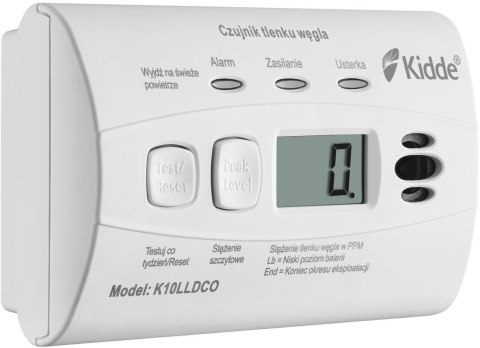 Czujnik czadu z wyświetlaczem Kidde K10LLDCO KIDDE