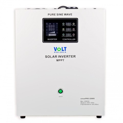 PRZETWORNICA VOLT POLSKA SINUSPRO-2200S 1400/2200W 12V SOLAR VOLT POLSKA