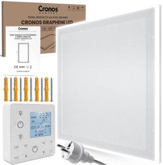 Panel grzewczy IR CRONOS Graphene LED CGL-420TP White Cool CRONOS HEATERS