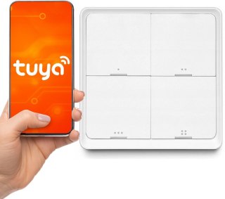 Pilot przycisk ZigBee TUYA SC04 Smart 4 kanały 12 scen INNY-LG TUYA