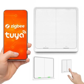 Pilot przycisk sceny TUYA SC12 ZigBee 2 kanały 6 SCEN INNY-LG TUYA