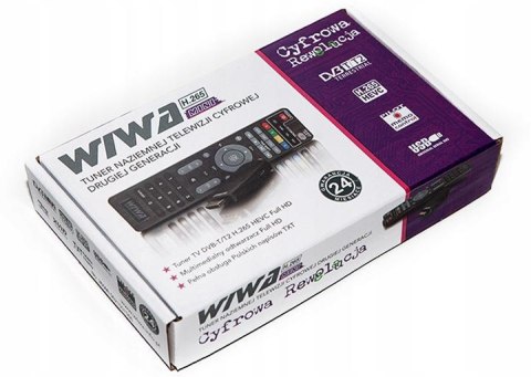 Tuner DVB-T/T2 WIWA H.265 MINI WIWA