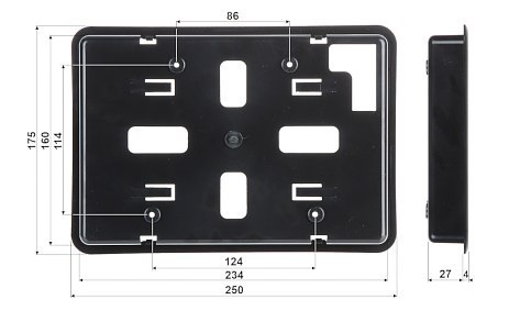 MONITOR SAMOCHODOWY ATE-TFT09-T3 9 " INNY-D