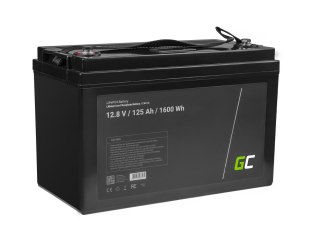 AKUMULATOR LITOWO-ŻELAZOWO-FOSFORANOWY LiFePO4 Green Cell 12V 125Ah GREEN CELL