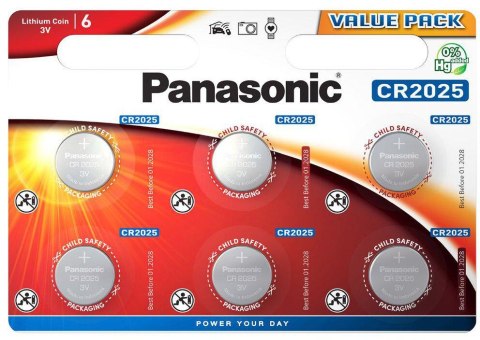 Bateria CR2025 PANASONIC (1 szt.) PANASONIC