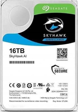 Dysk HDD Seagate SkyHawk AI ST16000VE002 16TB SEAGATE