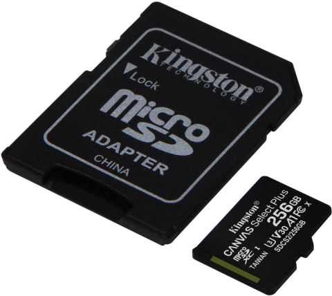 Karta pamięci microSD Kingston Canvas Select Plus microSDXC C10 UHS-I 256GB KINGSTON