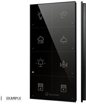 Panel dotykowy TOUCH PANEL 8B czarny z ikonami Grenton GRENTON