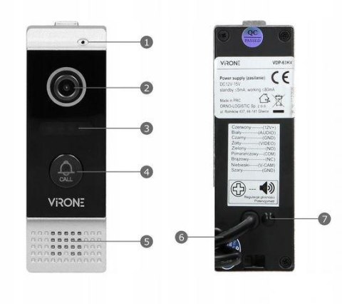 Wideodomofon Wi- Fi Virone VDP-63 VIFAR VIRONE