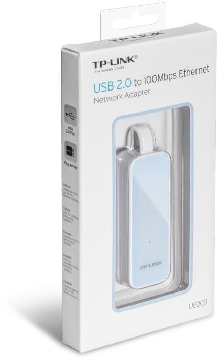 KARTA SIECIOWA ETHERNET TP-LINK UE200 USB 2.0 TP-LINK