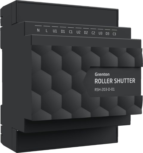 Moduł sterowania roletami ROLLER SHUTTER x3 Grenton GRENTON