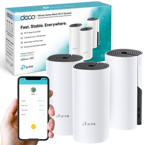 DOMOWY SYSTEM WI-FI MESH TP-LINK DECO M4 (3-pack) TP-LINK