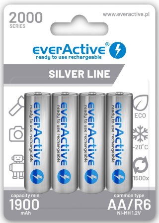 Akumulatorki R6 / AA Ni-MH everActive 2000mAh (box 4 szt.) EVERACTIVE