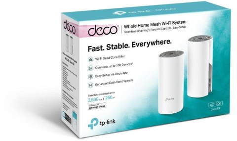 DOMOWY SYSTEM WI-FI MESH TP-LINK DECO E4 (2-pack) TP-LINK