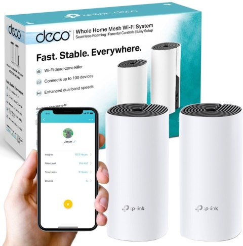 DOMOWY SYSTEM WI-FI MESH TP-LINK DECO M4 (2-pack) TP-LINK