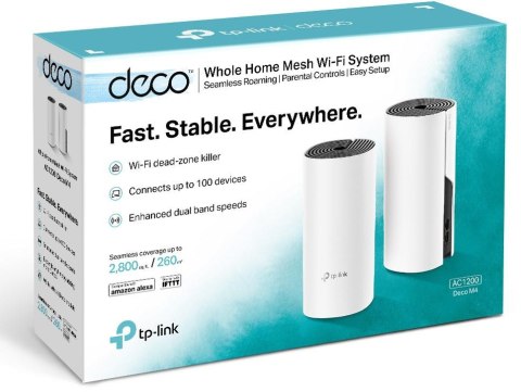 DOMOWY SYSTEM WI-FI MESH TP-LINK DECO M4 (2-pack) TP-LINK