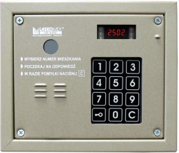 Laskomex CP-2503R beżowy Panel audio z czytnikiem kluczy RFID LASKOMEX