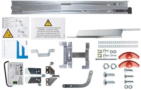 Zestaw FAAC D700HS do bram garażowych z 3m szyną dwuczęściową kewlarową FAAC