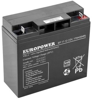 Akumulator AGM EUROPOWER serii EP 12V 17Ah (Żywotność 6-9 lat) EUROPOWER