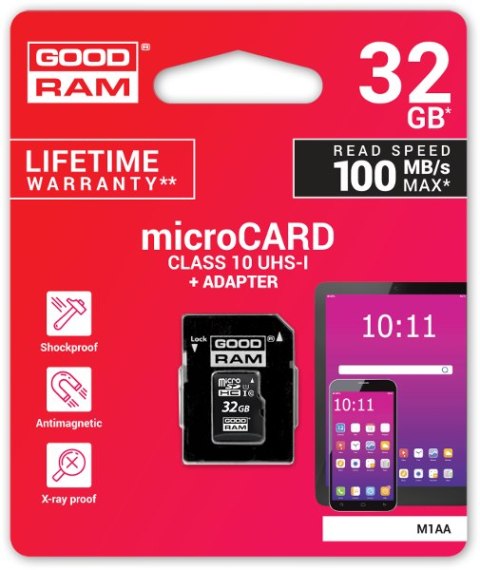 Karta pamięci microSD GOODRAM UHS-I 32GB GOODRAM