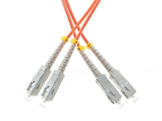 PATCHCORD ŚWIATŁOWODOWY MM SC/UPC-SC/UPC DUPLEX OM2 5m OPTIC