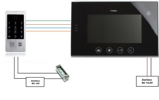 WIDEODOMOFON VIDOS M670B/S20DA VIDOS