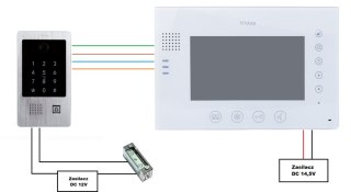 Wideodomofon VIDOS M670W-S2/S20DA VIDOS