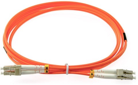 PATCHCORD ŚWIATŁOWODOWY MM 2M DUPLEX 50/125um OM2, LC/UPC-LC/UPC OPTIX