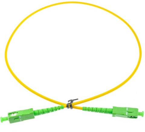 PATCHCORD ŚWIATŁOWODOWY SM 0,5M SIMPLEX 9/125, SC/APC-SC/APC G.657A1 OPTIX