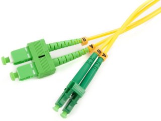 PATCHCORD ŚWIATŁOWODOWY SM 1M DUPLEX 9/125, SC/APC-LC/APC 3MM OEM