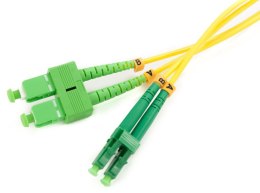 PATCHCORD ŚWIATŁOWODOWY SM 2M DUPLEX 9/125, SC/APC-LC/APC 3MM OPTIX