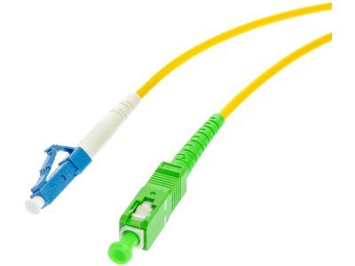 PATCHCORD ŚWIATŁOWODOWY SM 2M SIMPLEX 9/125, SC/APC-LC/UPC 3.0MM OPTIX