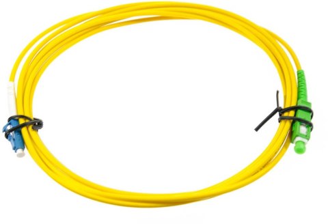 PATCHCORD ŚWIATŁOWODOWY SM 2M SIMPLEX 9/125, SC/APC-LC/UPC 3.0MM OPTIX