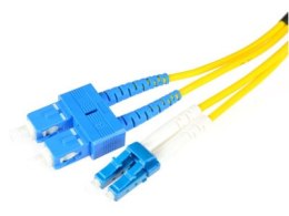 PATCHCORD ŚWIATŁOWODOWY SM SC/UPC-LC/UPC DUPLEX 0,5m OPTIX