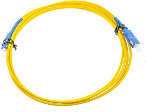 PATCHCORD ŚWIATŁOWODOWY SM SC/UPC-SC/UPC SIMPLEX 3.0MM 2m OPTIX