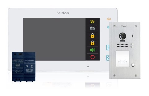 Wideodomofon VIDOS DUO M1021W / S1201A VIDOS