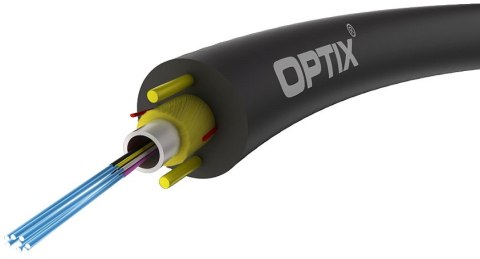 KABEL ŚWIATŁOWODOWY FRP Z-XOTKtcdD SM 4x9/125 ITU-T G.652D 1.2kN OPTIX