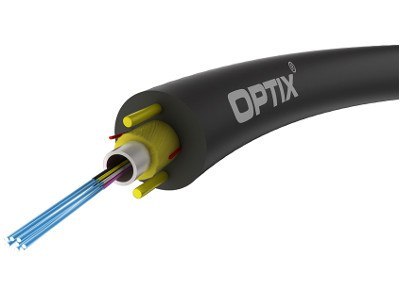 KABEL ŚWIATŁOWODOWY STRONG ZKS-XOTKtsFf SM 48x9/125 4T12F ITU-T G.652D 2.5kN OPTIX