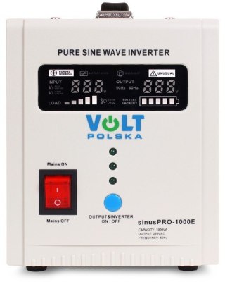 PRZETWORNICA VOLT POLSKA SINUSPRO-1000E 12V 700/1000W VOLT POLSKA